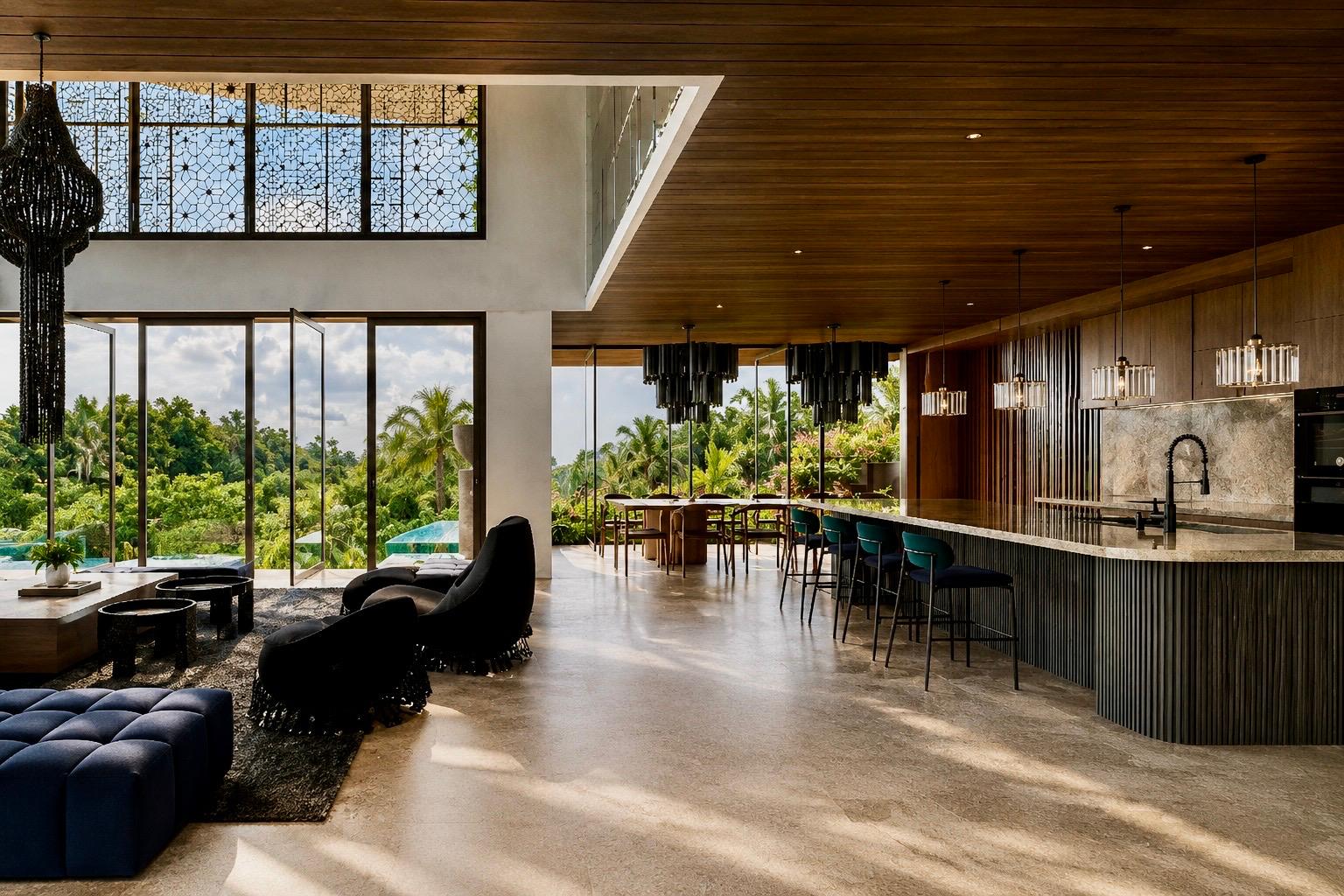 Grand salon panoramique — The Rivershore Estate